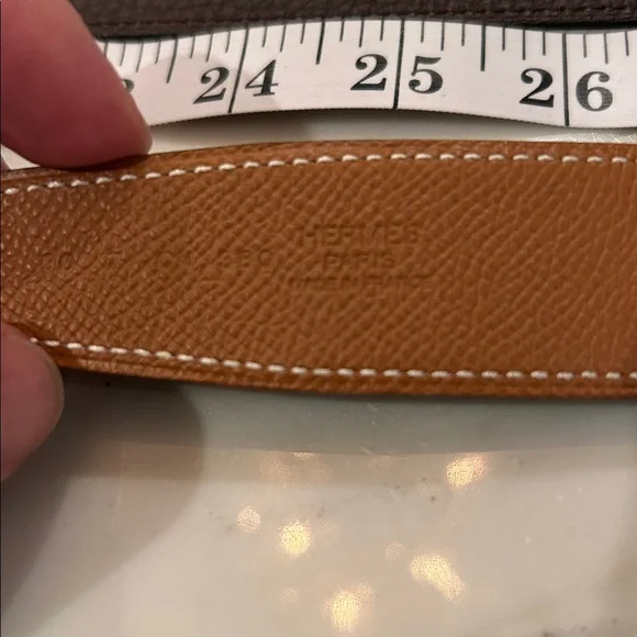 * HERMES* Gold H Belt Buckle